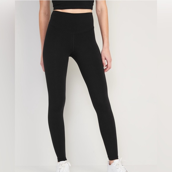 Old Navy Extra High Waisted Powerchill Leggings Power Chill Pocket Go Dry - Picture 2 of 8